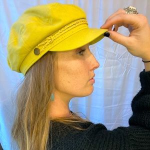 Yellow Brixton Kayla Cap